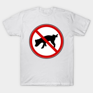 No Dog Poop T-Shirt